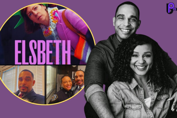 Carra Patterson and her husband on Elsbeth season 2