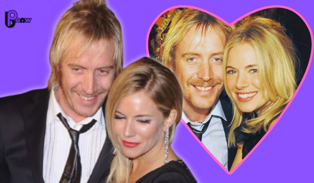 Rhys Ifans with his ex-girlfriend Sienna Miller