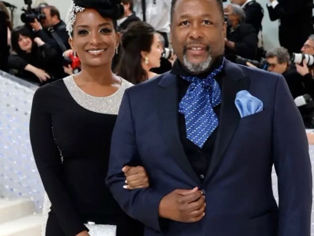 Wendell Pierce and his partner Woods at The 2023 Met gala.