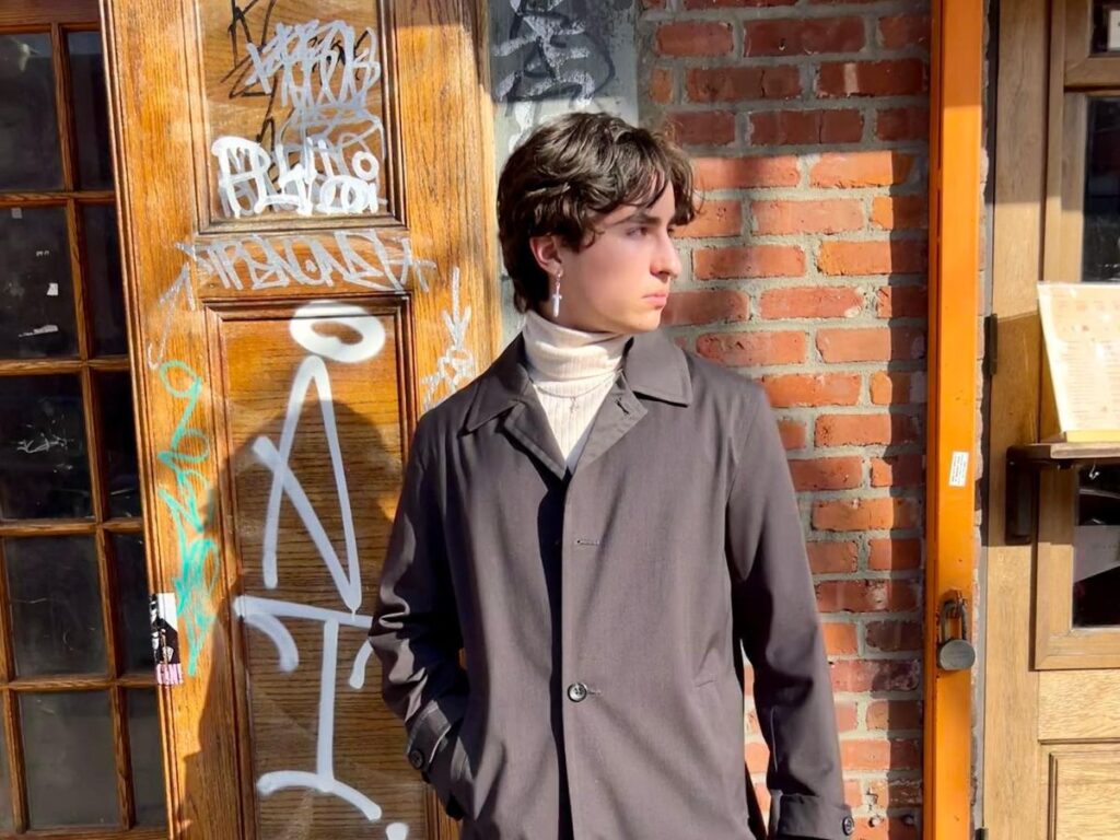 Miles Mitchell looks like actor Timothee Chalamet.