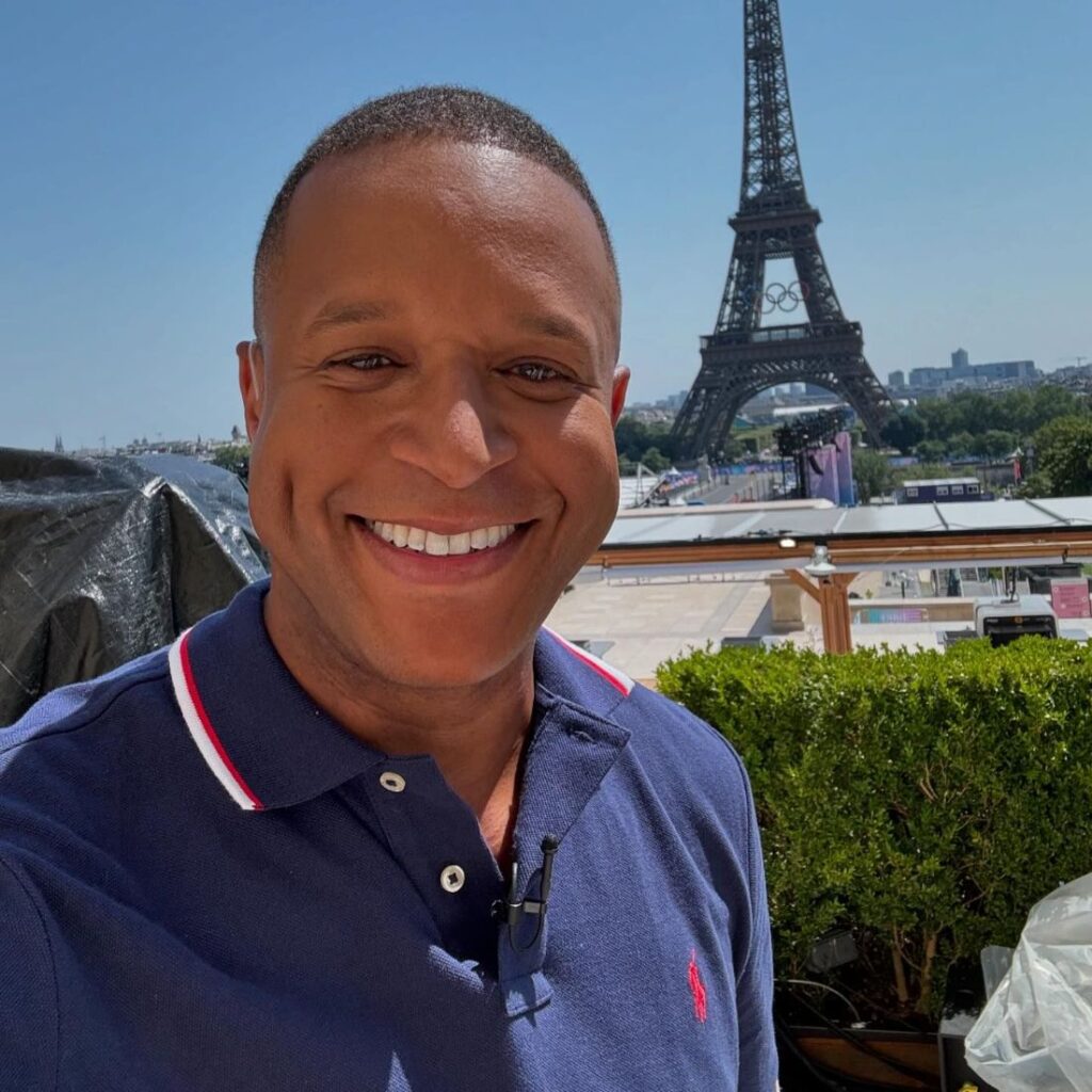 Craig Melvin in paris