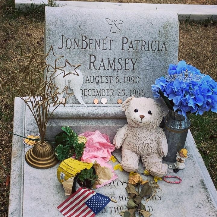 JonBenét Ramsey graveyard photo