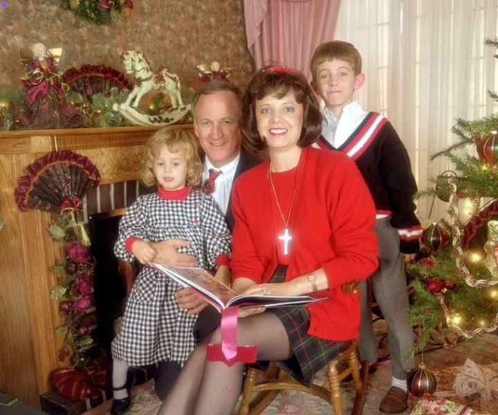 Burke Ramsey with his sister and parents.