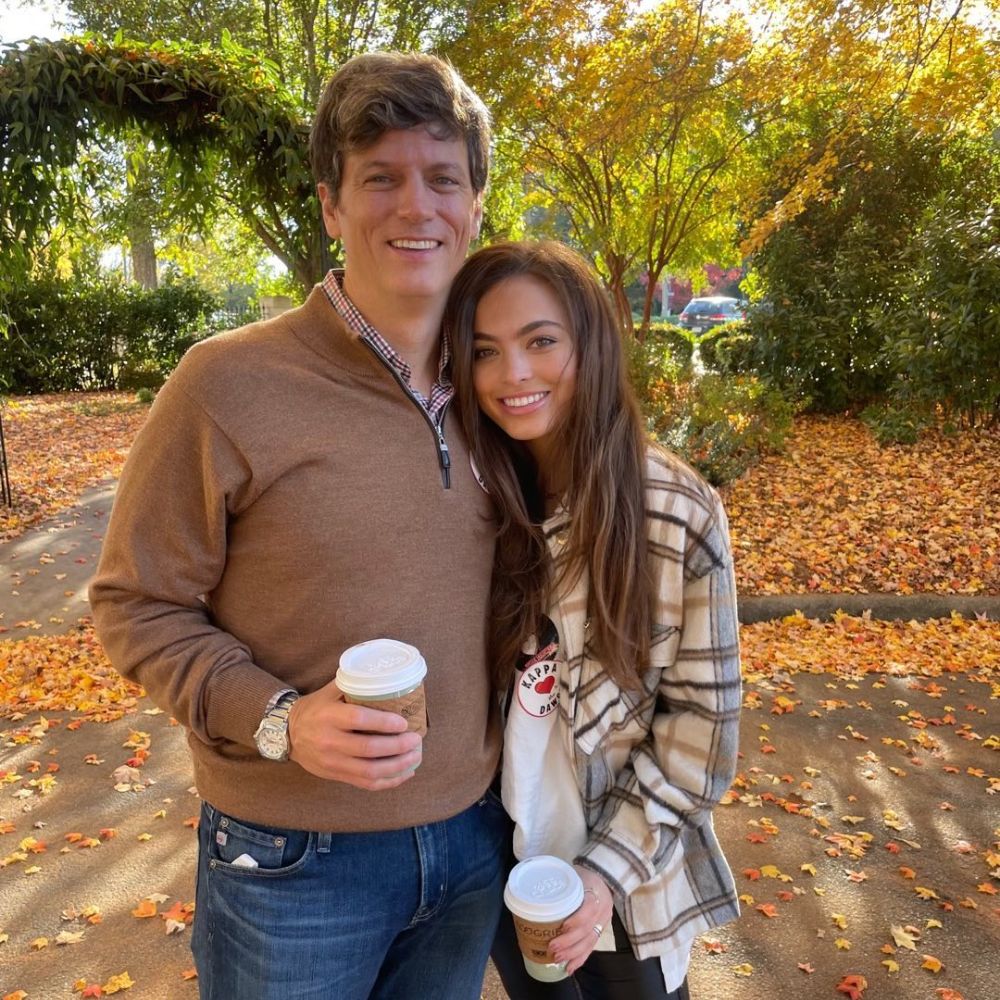 Brooks Nader’s father and her sister.