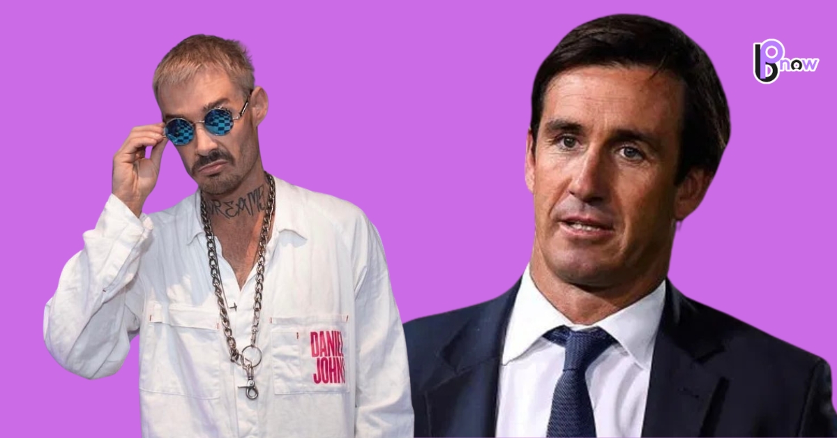 Daniel Johns on the left side and Andrew Johns in the right side